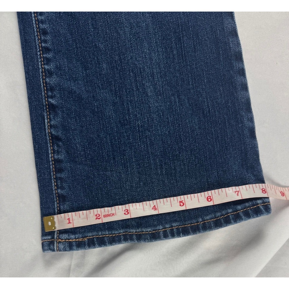 American Eagle Kick Boot Jeans Womens 6 Dark Wash Flap Pocket Bootcut Denim - Picture 13 of 16